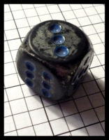 Dice : Dice - 6D - Black Silver and Blue - Etsy Jan 2011